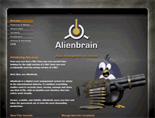 Tablet Screenshot of forum.alienbrain.com
