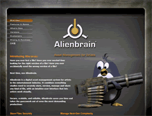 Tablet Screenshot of alienbrain.com